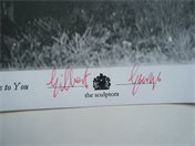 detail of original signature 