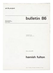 Bulletin 86: Hamish Fulton