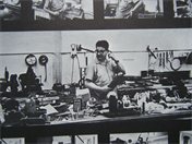close up of artist in studio from poster