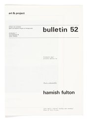 Bulletin 52: Hamish Fulton